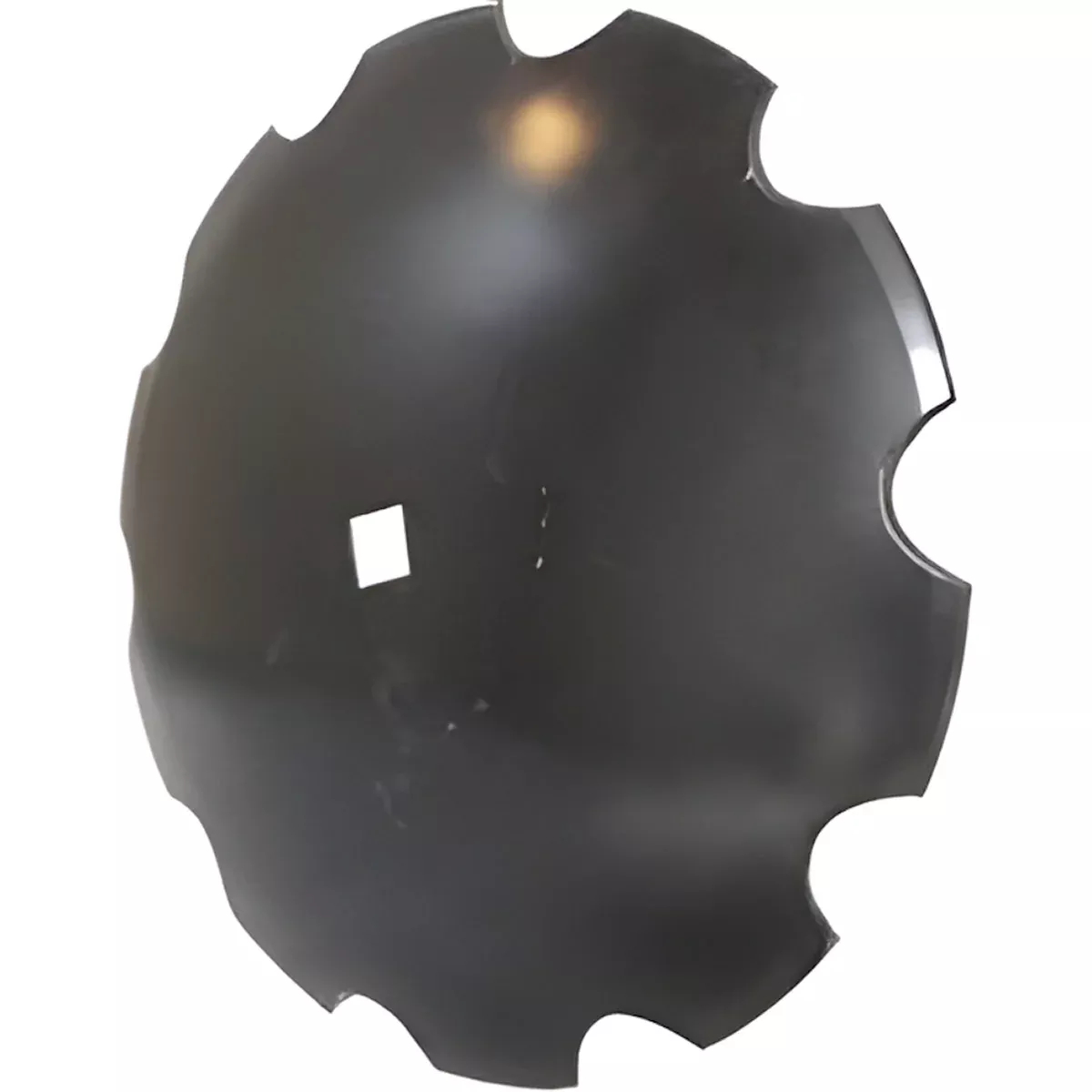 Disc Blade - 16" x 11 Gauge, Notched, 7/8" Square x 1" Round Axle