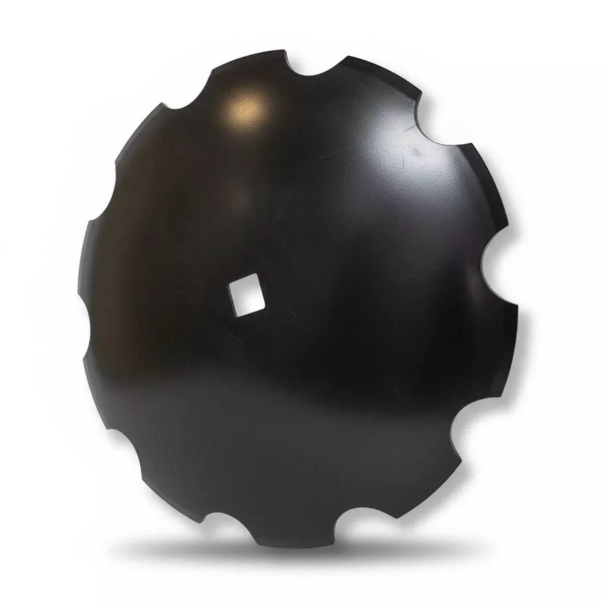 Disc Blade - 18" x 9 Gauge, Notched, 7/8" Square x 1" Square Axle