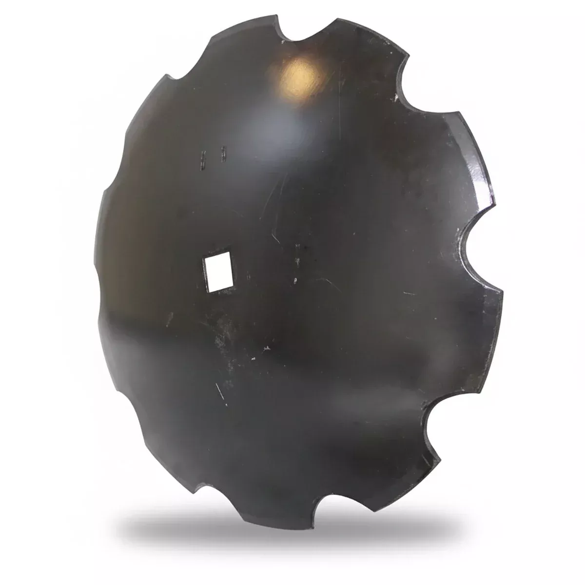 Disc Blade - 22" x 1/4", Notched, 1-1/8" Square x 1-1/4" Square Axle