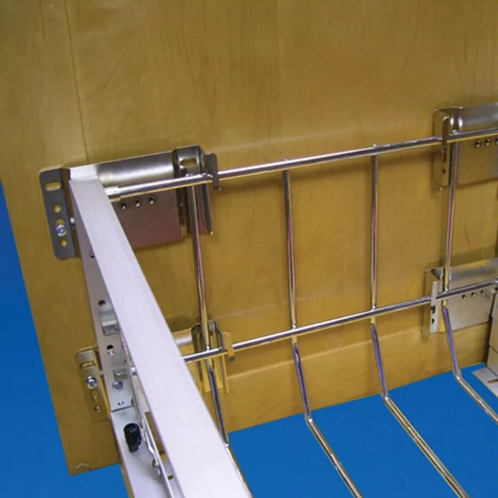 Door Mount Extender for Aluminum Waste Containers, Rev-a-Shelf 5345 Series