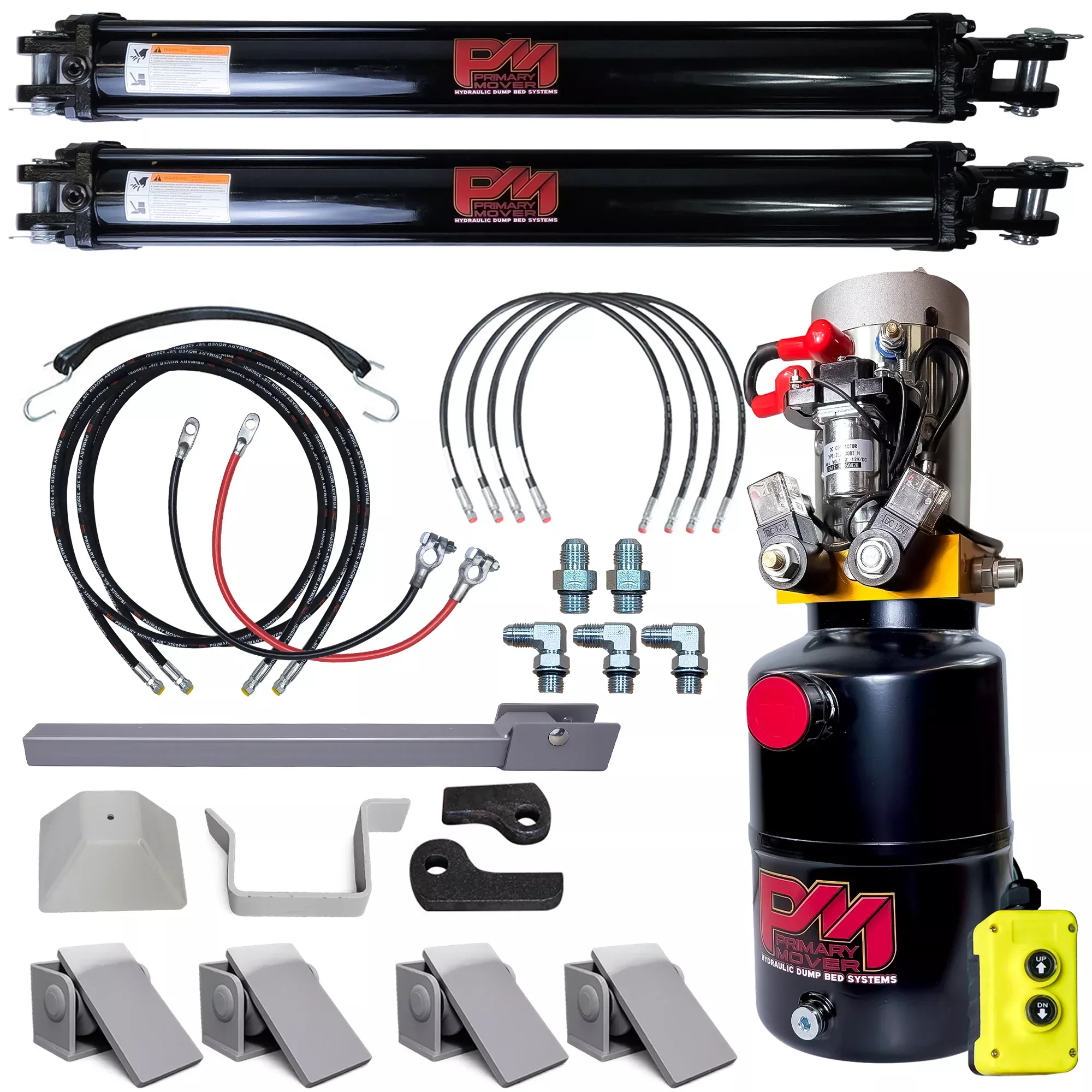 Dual 5" x 30" Cylinders Direct Push Lift Kit | PFK-530-DP2
