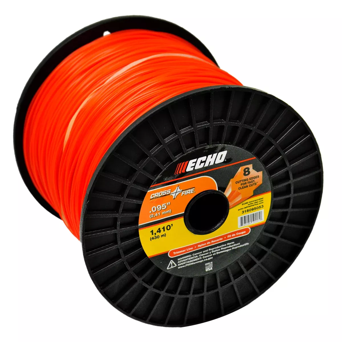 Echo 316095053 .095 Cross-Fire Trimmer Line 5 LB
