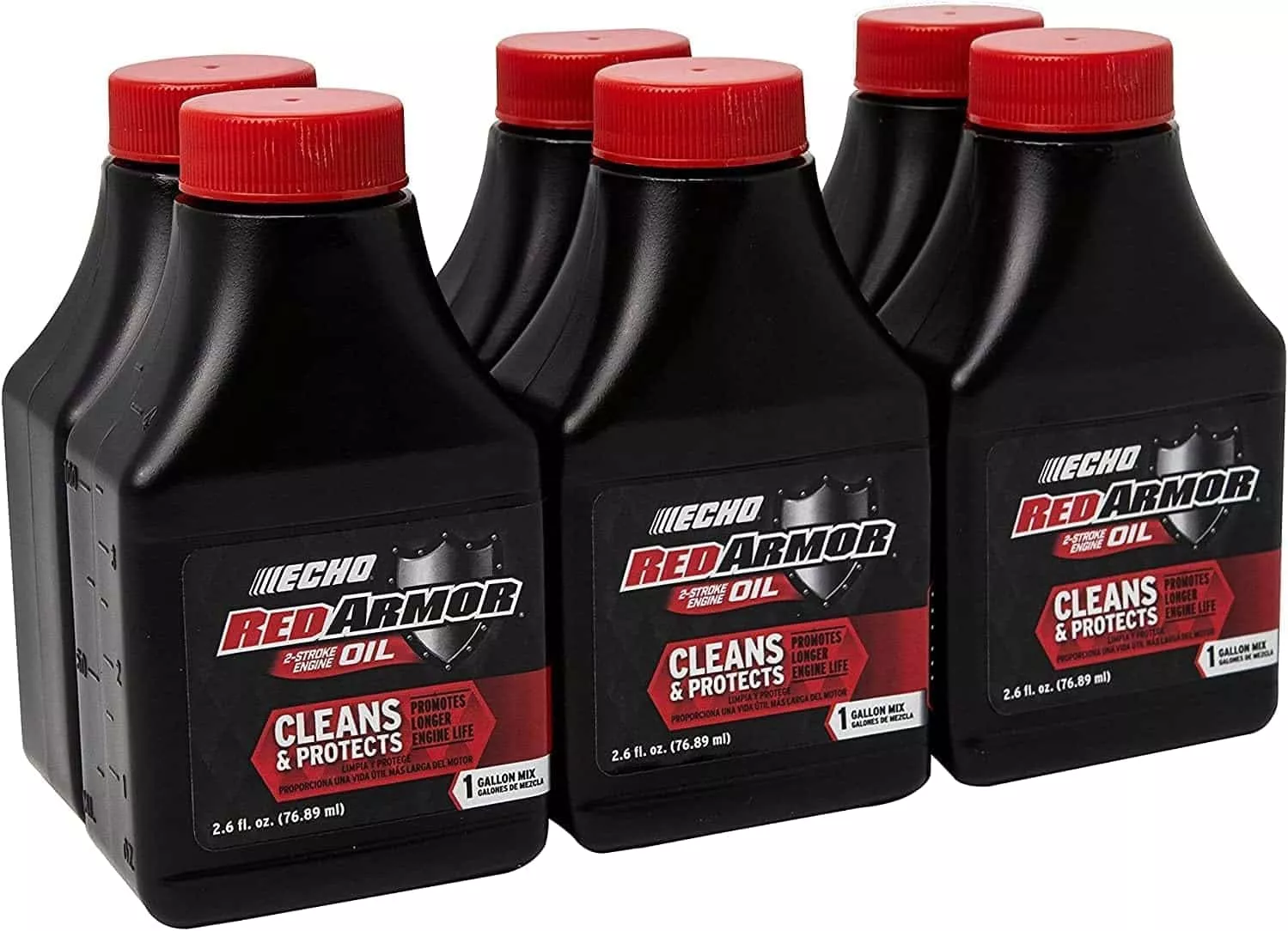 Echo Red Armor 2-Cycle Engine Oil, Pack Of 6 (6550001 x 6)