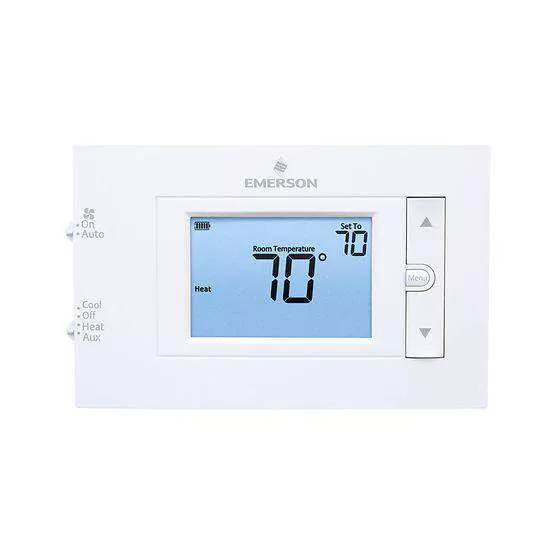 Emerson White-Rodgers 1F83H-21NP 80 Series Non-Programmable Thermostat, 2 Heat - 1 Cool