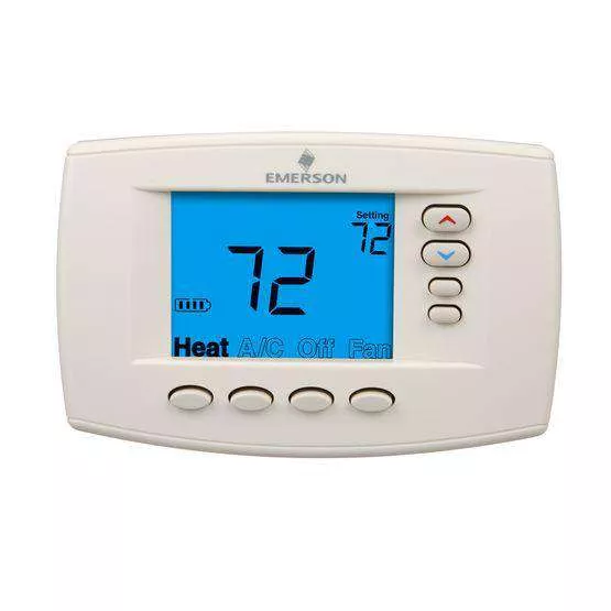 Emerson White-Rodgers 1F95EZ-0671 Blue™ Easy Reader Programmable Thermostat, 4 Heat - 2 Cool
