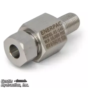 Enerpac-41146-Adaptor, 3/8" F Cone to 1/4" M NPTF