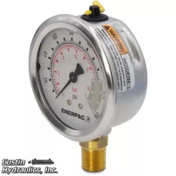 Enerpac-G2510L-2-1/2" Gauge, 0-160 PSI
