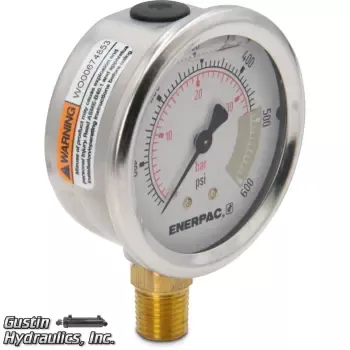 Enerpac-G2513L-2-1/2" Gauge, 0-600 PSI