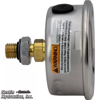 Enerpac-G2534SR-2-1/2" Gauge, Rear Mount, 0-6000 PSI, SAE #4