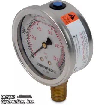 Enerpac-G2537R-2-1/2" Gauge, 0-10,000 PSI