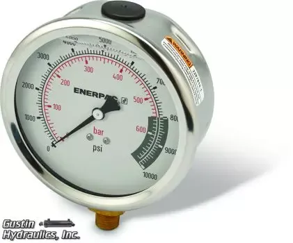 Enerpac-G4088L-4" Gauge, 0-10,000 PSI