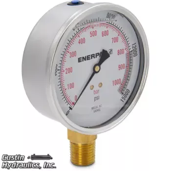 Enerpac-G4089L-4" Gauge, 0-15,000 PSI