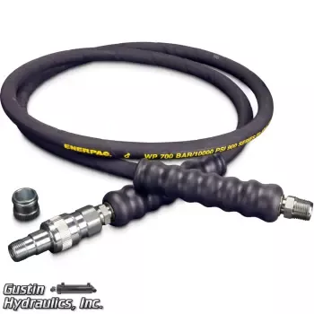 Enerpac-HA-9206B-6' Hose, w/ A-604, 3/8" NPTF, .25" I.D.
