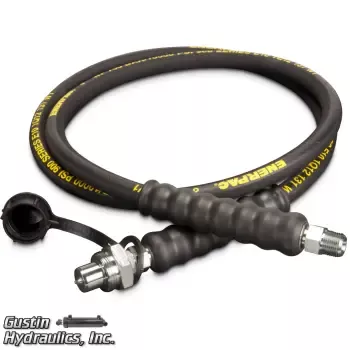 Enerpac-HC-9306-6' Hose, w/ CH-604, 3/8" NPTF, .38" I.D.