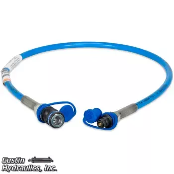 Enerpac-HT1503HR-Hose, 1m, w/ Quick Disconnect Couplings & Dust Caps, 1500 bar