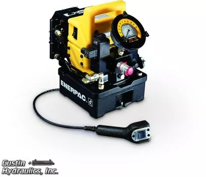 Enerpac-PMU-10447Q-Torque Wrench Pump, 115V, 1-gal, D/A, w/ Heat Exch, 10,000 PSI
