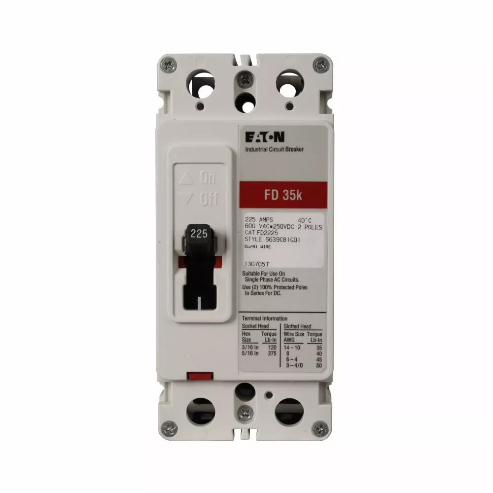 ETN FD2125L FD CB 2P 125A/ 250VDC M