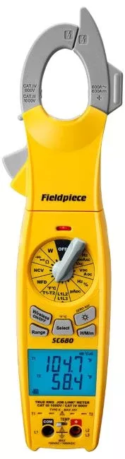 Fieldpiece SC680 Wireless Power Clamp Meter