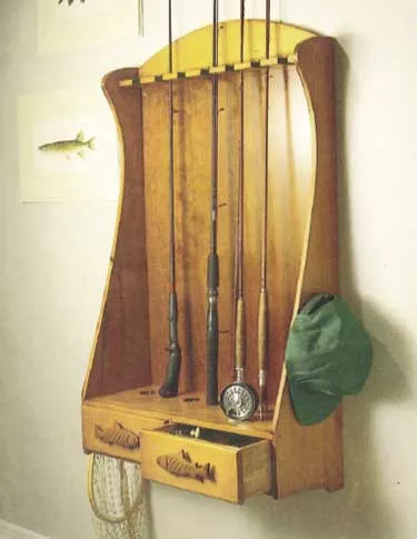 Fishing Rod Rack Downloadable Plan