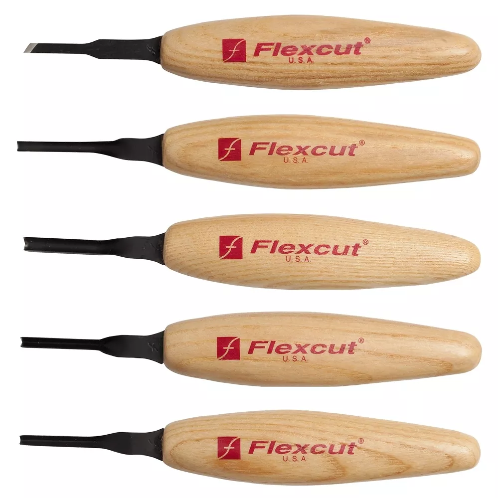 FlexCut MT930 3mm Mixed Profile Micro Carving Tool Set
