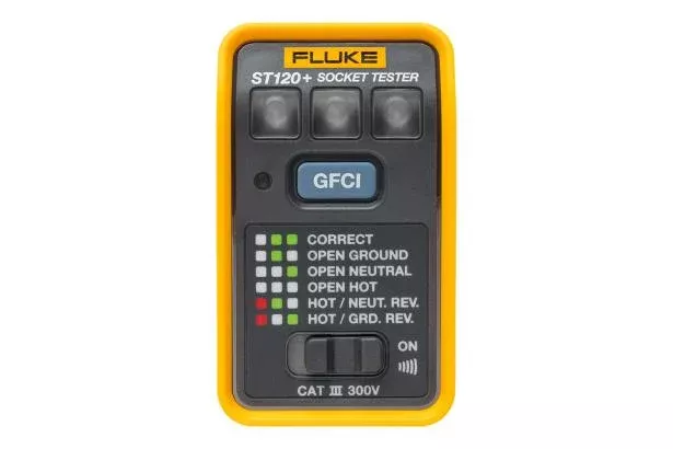 Fluke ST120+ GFCI Socket Tester with Beeper