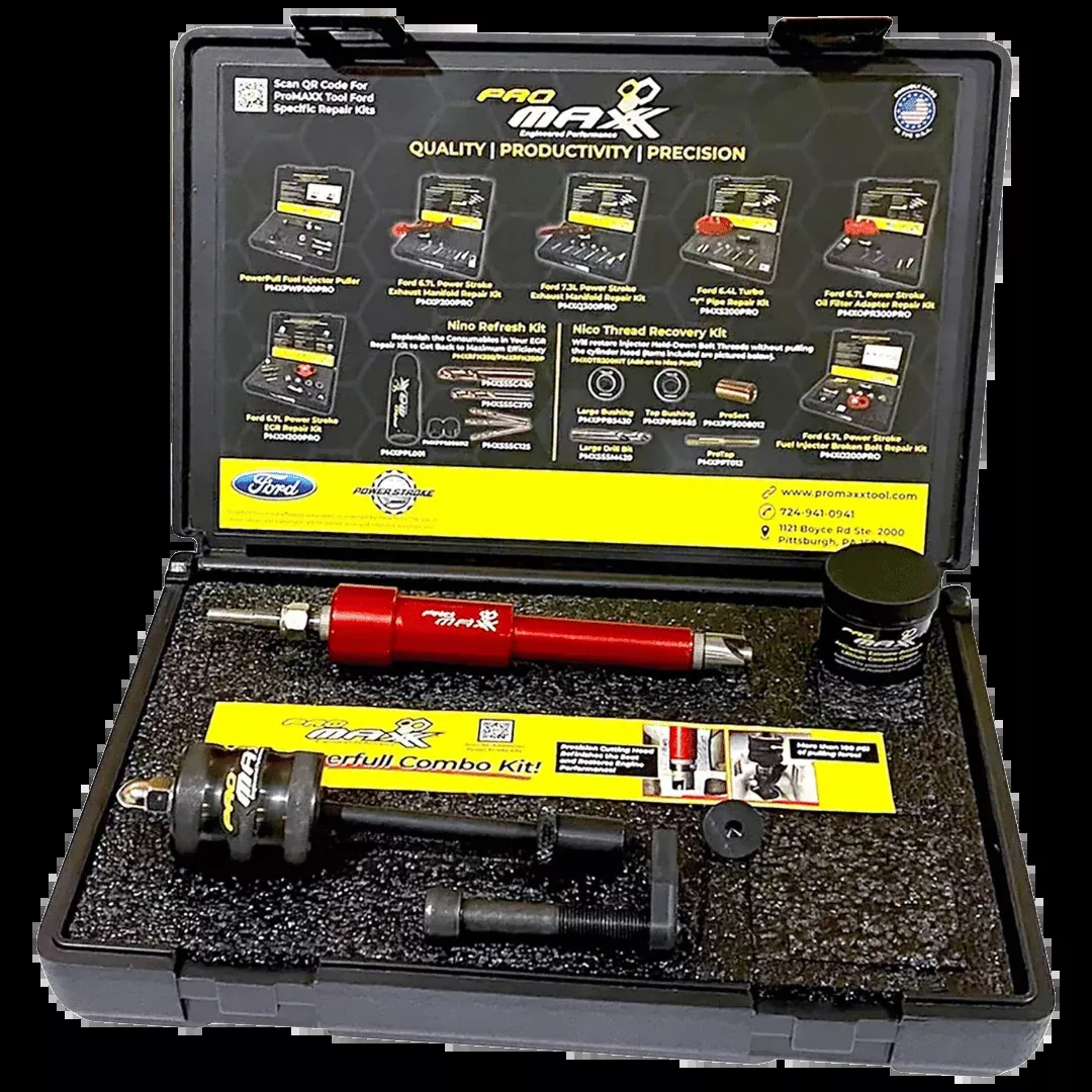 Ford 6.7L Power Stroke Fuel Injector Seal & Puller Combo Kit