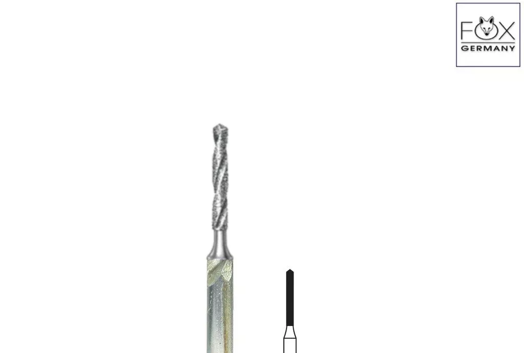 Fox #203D - Twist Drill Burs Diamond