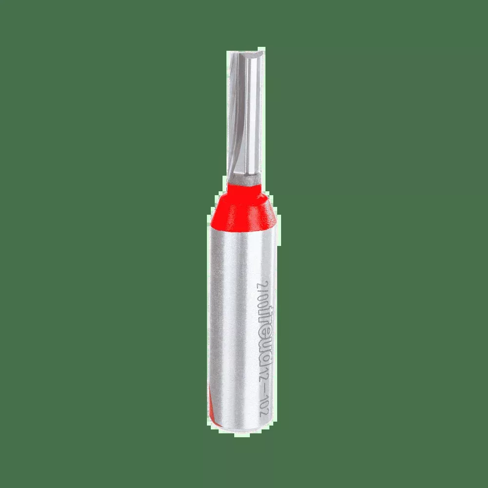 Freud 12-102 1/4" Double Flute Straight Bit (Carbide Height 7/8")