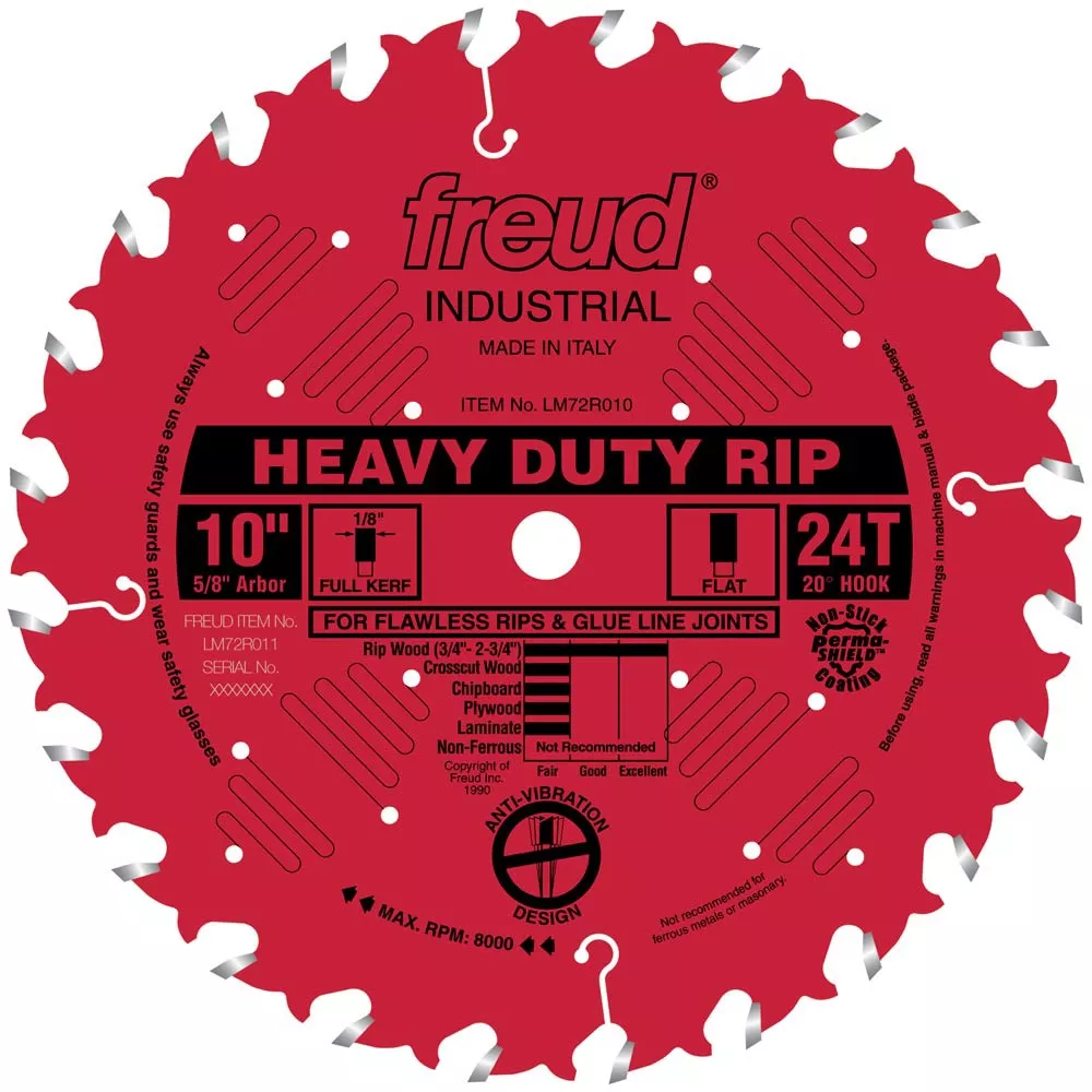 Freud LM72R Industrial Heavy Duty Rip Saw Blades