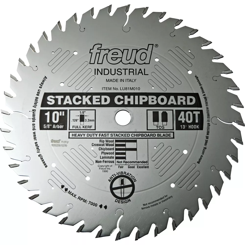 Freud LU81M Industrial Heavy Duty Stacked Chipboard Saw Blades