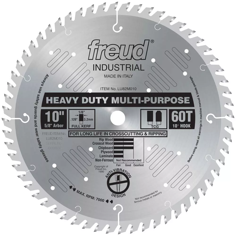 Freud LU82M Industrial Heavy Duty Multi-Purpose Saw Blades