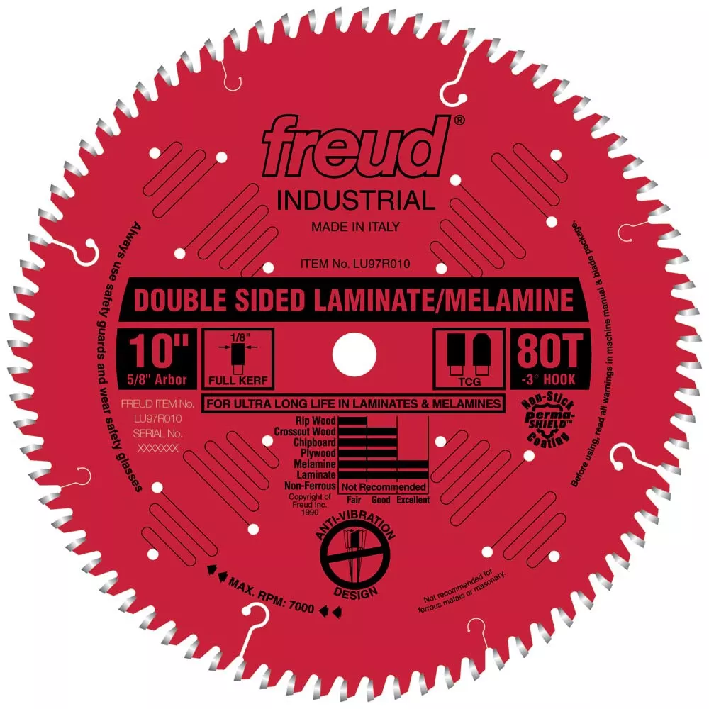 Freud LU97R Industrial Double Sided Laminate Melamine Saw Blades