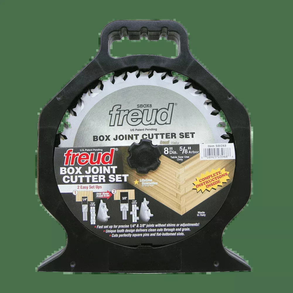 Freud SBOX8 8" Box Joint Cutter Set