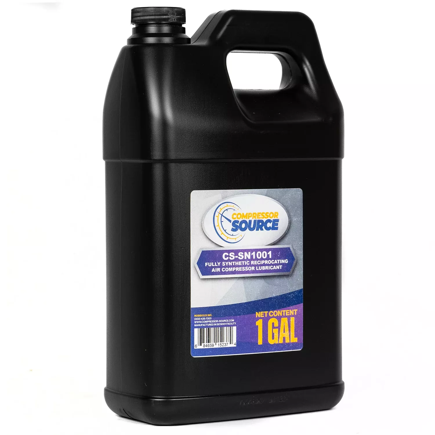 Fully Synthetic Piston Air Compressor Oil 1 Gallon ISO 100 8000 Hour L