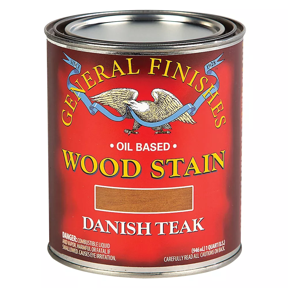 General Finishes Oil Based Wood Stain, Danish Teak