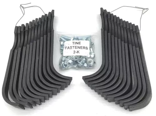 Genuine OEM BCS Tiller Tine Kit T26U. Includes Hardware! 1983 and Later