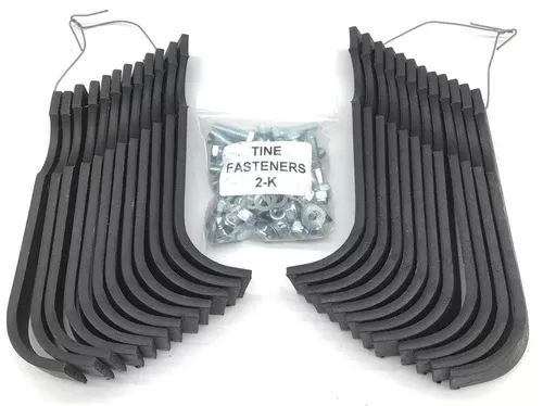 Genuine OEM BCS Tiller Tine Kit T30U. Includes Hardware! 1983 and Later
