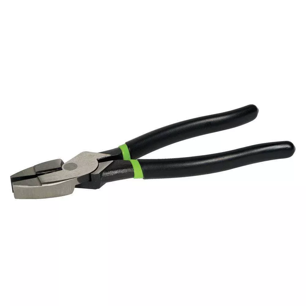 Greenlee 0151-09D 9" High-Leverage Side-Cutting Pliers, Dipped Handle