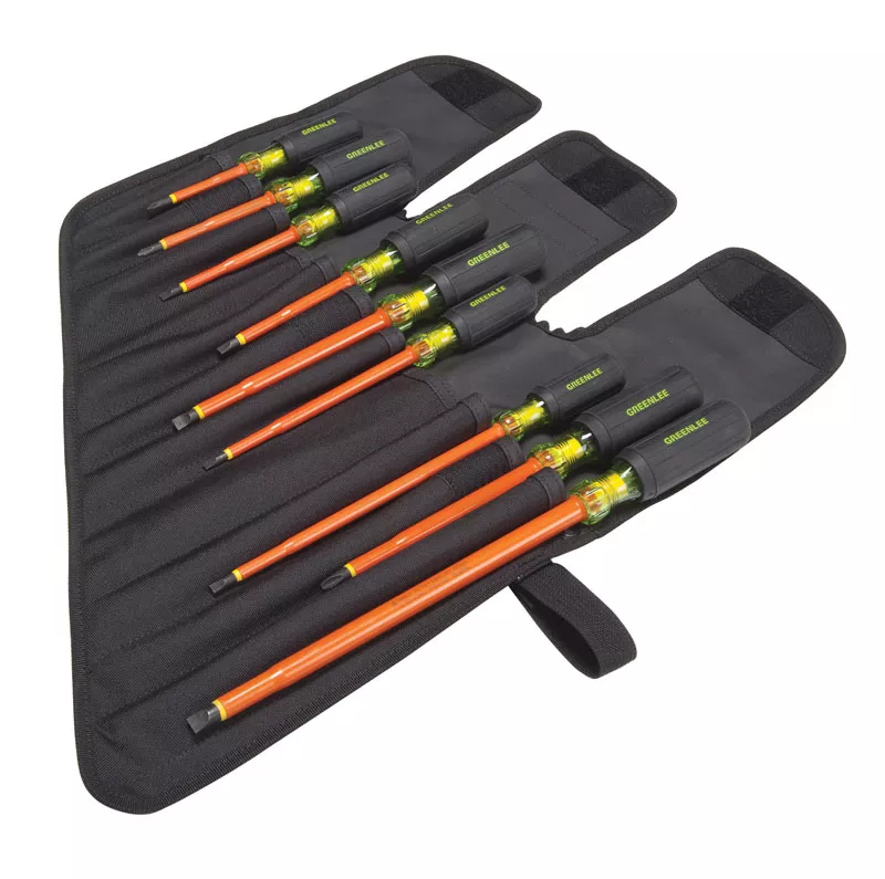 Greenlee 0153-01-INS SCREWDRIVER,INSULATED 9PC