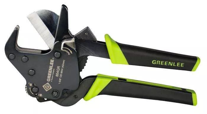 Greenlee 864-QR 1-1/4 Quick Release Ratcheting PVC Cutter