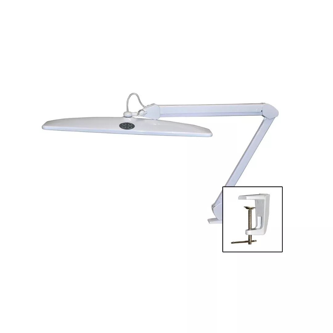Grobet USA Professional LED Bench Lamp with Dimmer Switch
