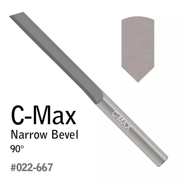 GRS C-Max Carbide Gravers - Narrow Bevel