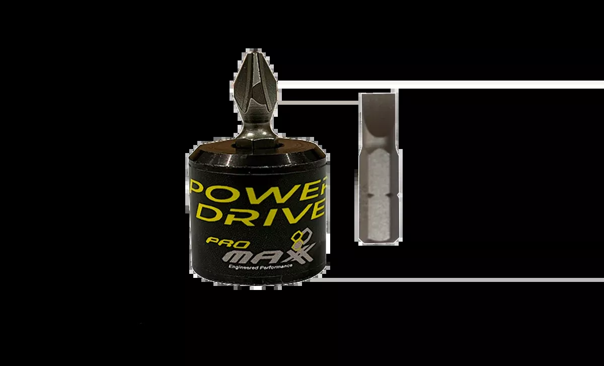 HEX Driver Adapter Converts 1/4" Drive Ratchet to Screwdriver - W/Phillips & Straight Head Bits