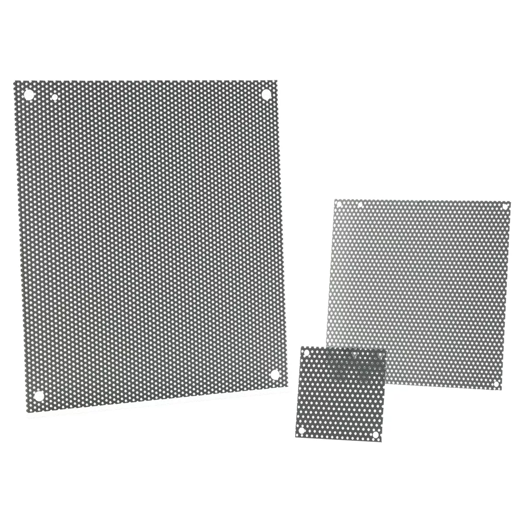 Hoffman A20P20PP Perforated Panels, fits 20x 20, Gray, Steel