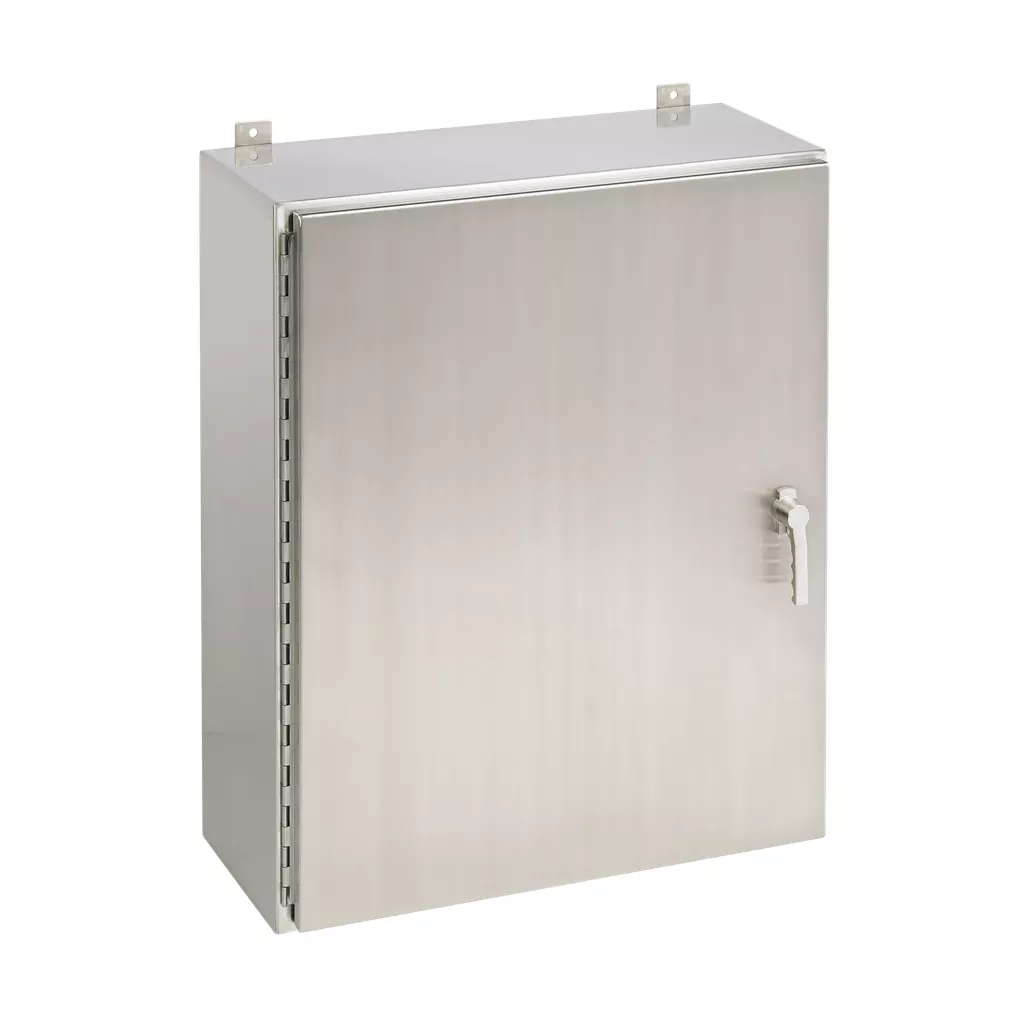 Hoffman A30H2408SS6LP3PT Continuous Hinge with 3-Point Latch, Type 4X, 30" x 24" x 8", SS Type 316L