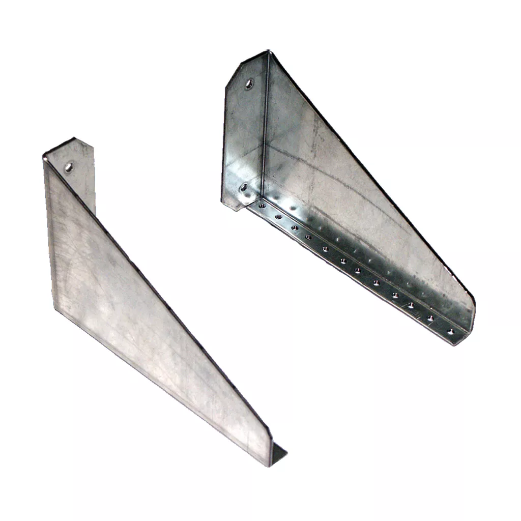 Hoffman DBERA4U Equipment Rack Angles, 4RU, Steel