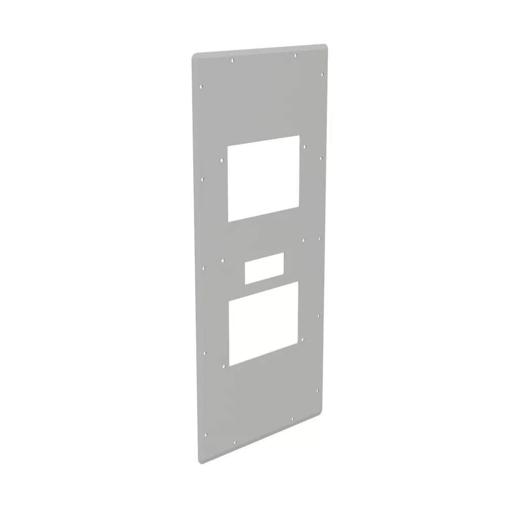 Hoffman EGPACT20 Gland Plate, Gray, Aluminum