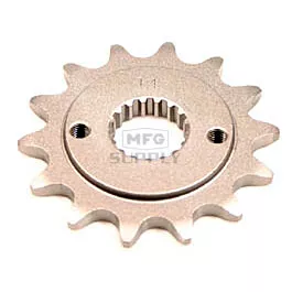 Honda ATV 14 tooth front sprocket. Fits 99-03 TRX400EX.