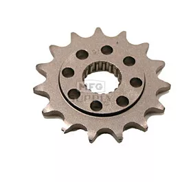 Honda ATV 15 tooth front sprocket. Fits 04-06 TRX450R.