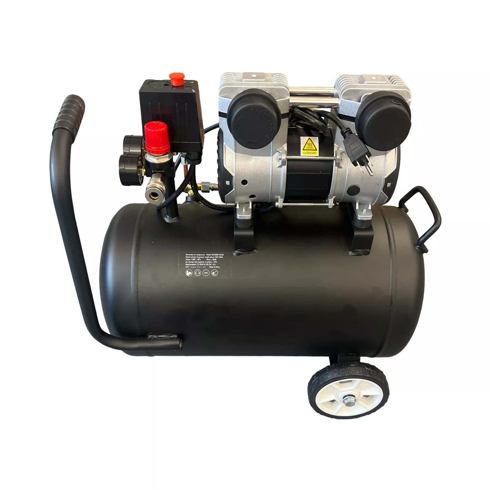 Horizontal Air Compressor - 8 Gallon